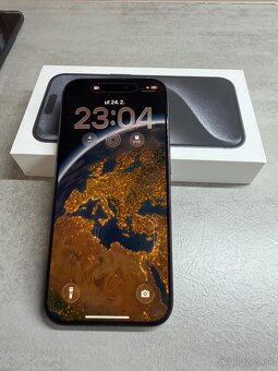 iPhone 15 pro, black titanium, 128GB - 2