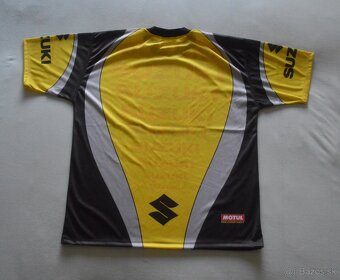 Predám kvalitné tričko Suzuki čierno zlte - 2