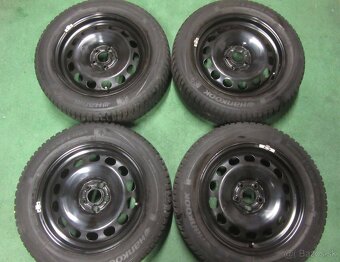 R16 Zimná sada VOLKSWAGEN rozteč 5x100 195/60R16 HANKOOK - 2