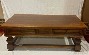 konferencny stolik, masiv, v45 cm, d120 cm, s 60 cm - 2