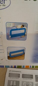 Detská zábrana k posteli , 90cm - 2