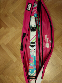 Lyziarsky set - lyze 110cm, palice 95cm, obal na lyze 110cm - 2