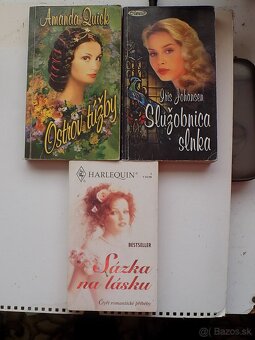 Historické romance - Johnson, Harlequinky,Quick,Small a iné - 2