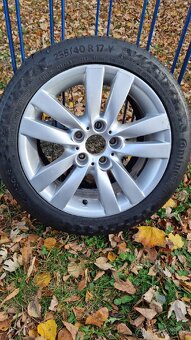 BMW styling 161, 5x120 R17 dvojrozmer, plus pneumatiky. - 2
