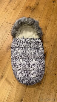 BABYMATEX Set fusak do kočíka a rukávnik s kožušinkou - 2