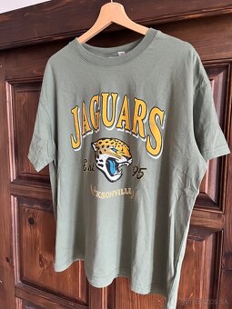 H&M zelené tričko s Potlačou č. L - 2