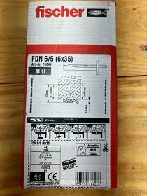 Stropný klinec Fischer FDN 6/5 6x35 - 2