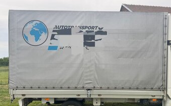 Plachtova nástavba (minimálně používaná) délka 4,2m - 2