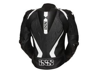 Koženná Bunda IXS RS-1000 koža bielo - čierna - 2