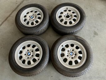 5x120 R15 orig. BMW + letné pneu 195/65 R15 - 2
