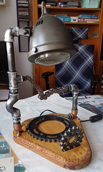 Lampa 1 - moto lampa, industrial art - 2