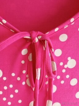 Ružové šaty s dlhým rukavom Bonprix Xl - 2