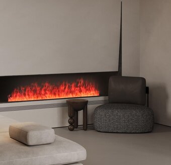 Predám 3D parný krb 1500mm - 2