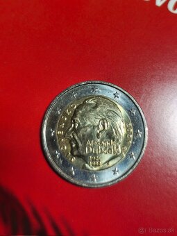 Alexander Dubček dvoj eurova minca - 2