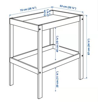 Prebaľovací pult IKEA Singlar - 2