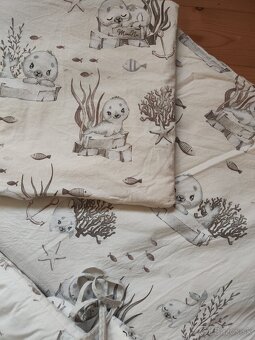 5-dielna súprava do postieľky Tuleň - 2