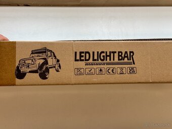Led light bar 675W, 130 cm // Led rampa zahnutá - 2