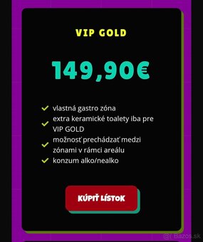 SUPERFEST ‘90 VIP GOLD 4x - 2