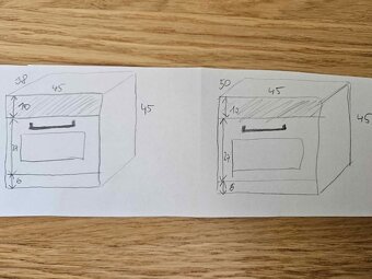 Nočné stolíky k Ikea PAX 22€/ks - 2