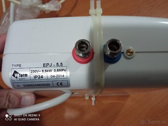 Prietokový ohrievač - 2