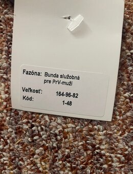 Bunda PrV vojenská, služobná - 2