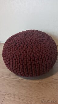 Pletena taburetka,puf - 2