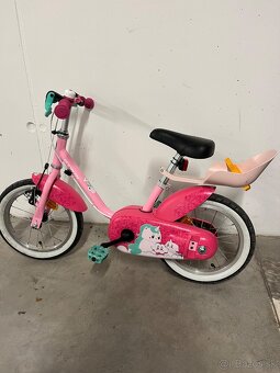 Dievcensky bicykel Btwin 14 unicorn - 2