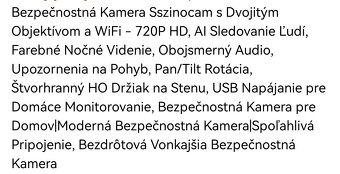 Dualna wifi kamera - 2