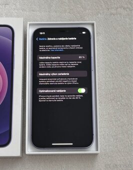 iPhone 12 128 GB Purple, 85% kapacita batérie - 2