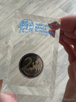 2€ minca Štefánik (2019) v epoxide (NBS). PLATÍ DO ZMAZANIA - 2