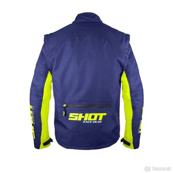 SHOT mx enduro atv kvalitná bunda žlto modrá - 2