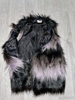 Linea luxusna trendy damska kozusina-vesta-bunda - 2