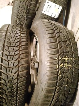 ❄️zimná 4ks alu disky orig. Škoda 5x112 R17 pneu 215/65 17 - 2