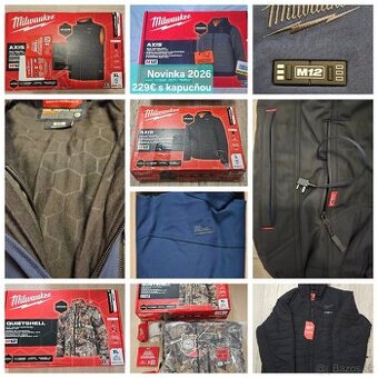 Novinka 2026 Milwaukee vyhrievané Bundy M12 NOVINKA - 2