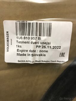 Tesnenie dveri Octavia 1 - 1U6810957B - 2