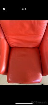 Kožené točiace kreslo - 2