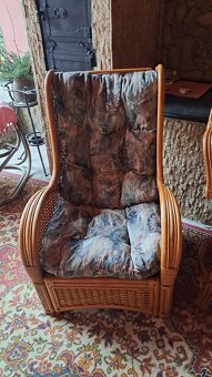 Rátanove kreslo a  bar.stolicka - 2