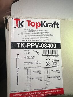 24 ks Top Kraft Hmoždinka PPV 8x400 - 2