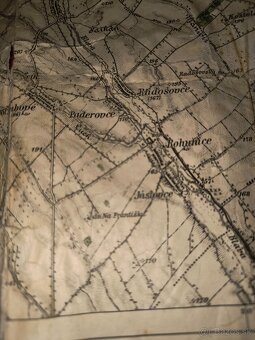 Historická mapa Piešťany a Okolie 1927 - 2