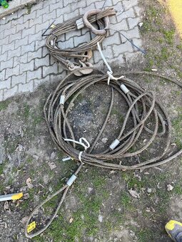 Oceľové lano + štvorhak - 2