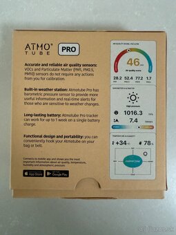 Merania Atmotube PRO monitor ovzdusia - 2