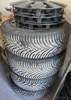 Plechové disky 5x114.3 so zimnými pneumatikami - 2