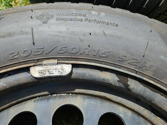 Hankook winter icept rs3 + original plechové disky VW - 2