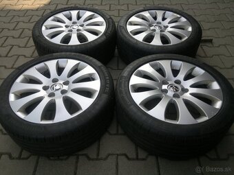 Elektrony Skoda Superb II 5x112 r17, letne pneu. 225/45 R17 - 2