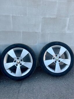 Skoda Denom 5x112 r17 225/45 r17 letne pneu - 2