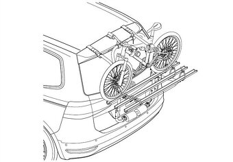 Zadní nosič jízdních kol VW Sharan, Seat Alhambra - 2