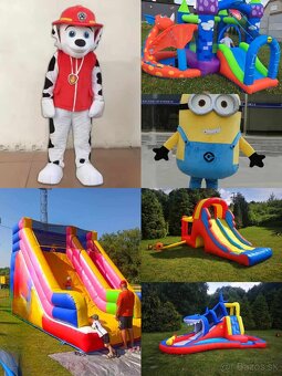 PRENÁJOM Skákacie hrady, nafukovacie šmyklavky, Vodny zralok - 2