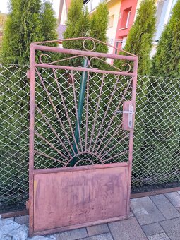 Dvoj kridlova Kovová brána 4x1,5 - 2