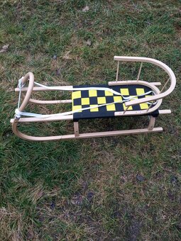 Sánky Súľov+ opierka - drevené - 2