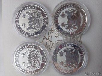 5x 1oz strieborné mince - 2